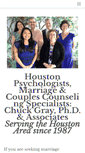 Mobile Screenshot of marriagecounselingpsychologistshouston.com